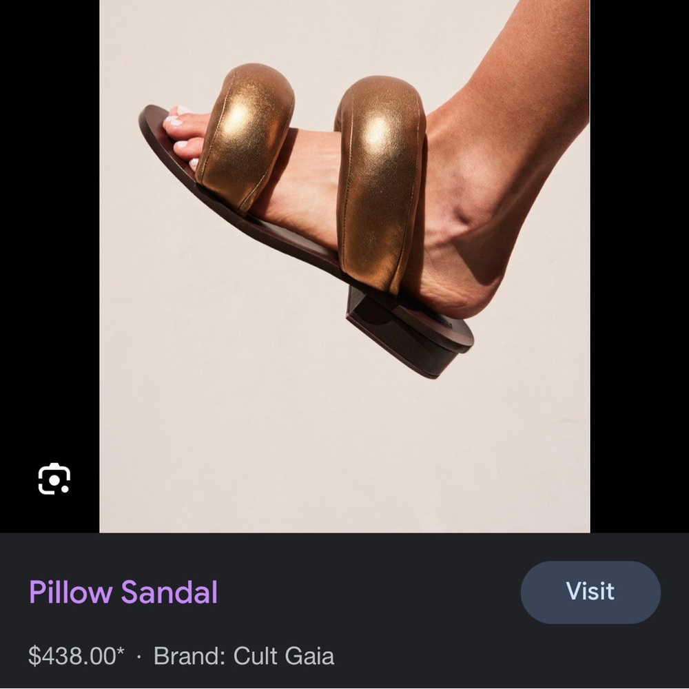 Cult Gaia - Pillow Sandals (Bronze)